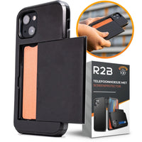 R2B Hoesje met pasjeshouder voor iPhone 14 Pro Max - Model Utrecht - R2B Store